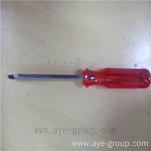 Plastic Handle Nie Chrome Screw Driver Set